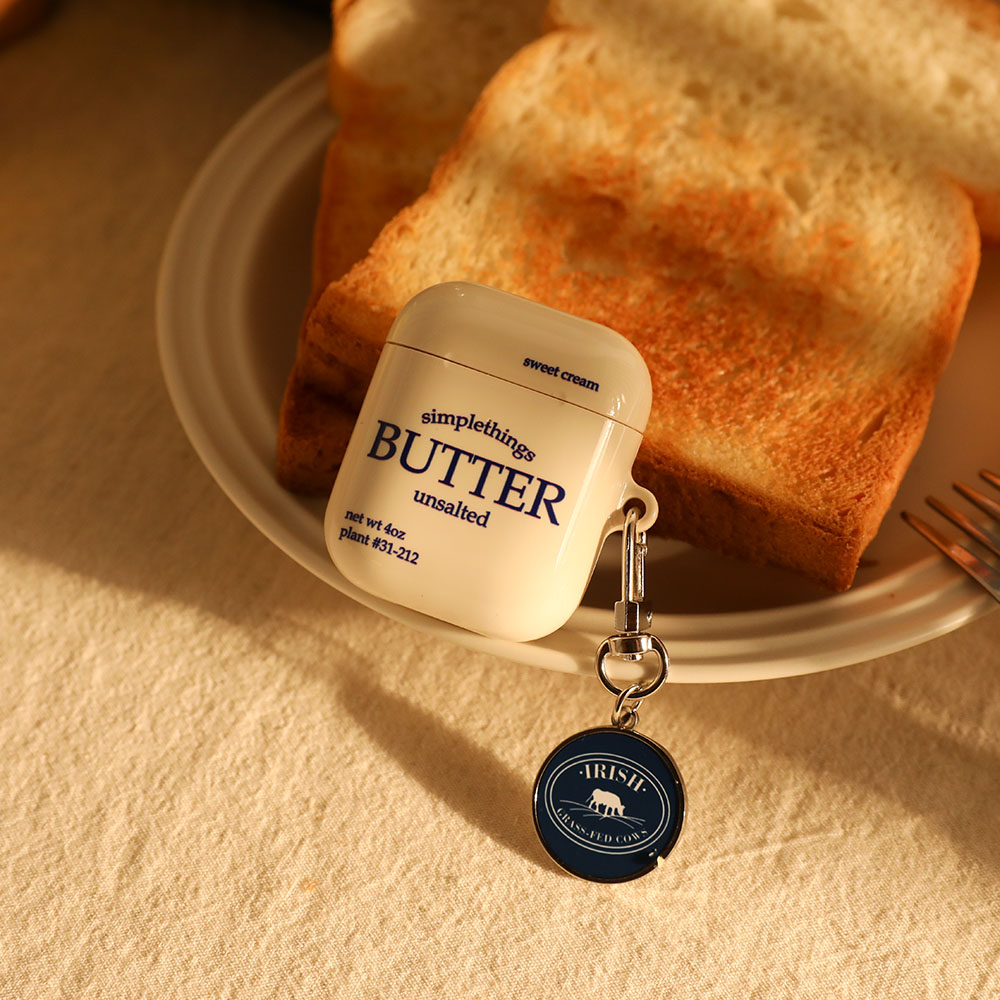[air pods] Butter lettering_blue