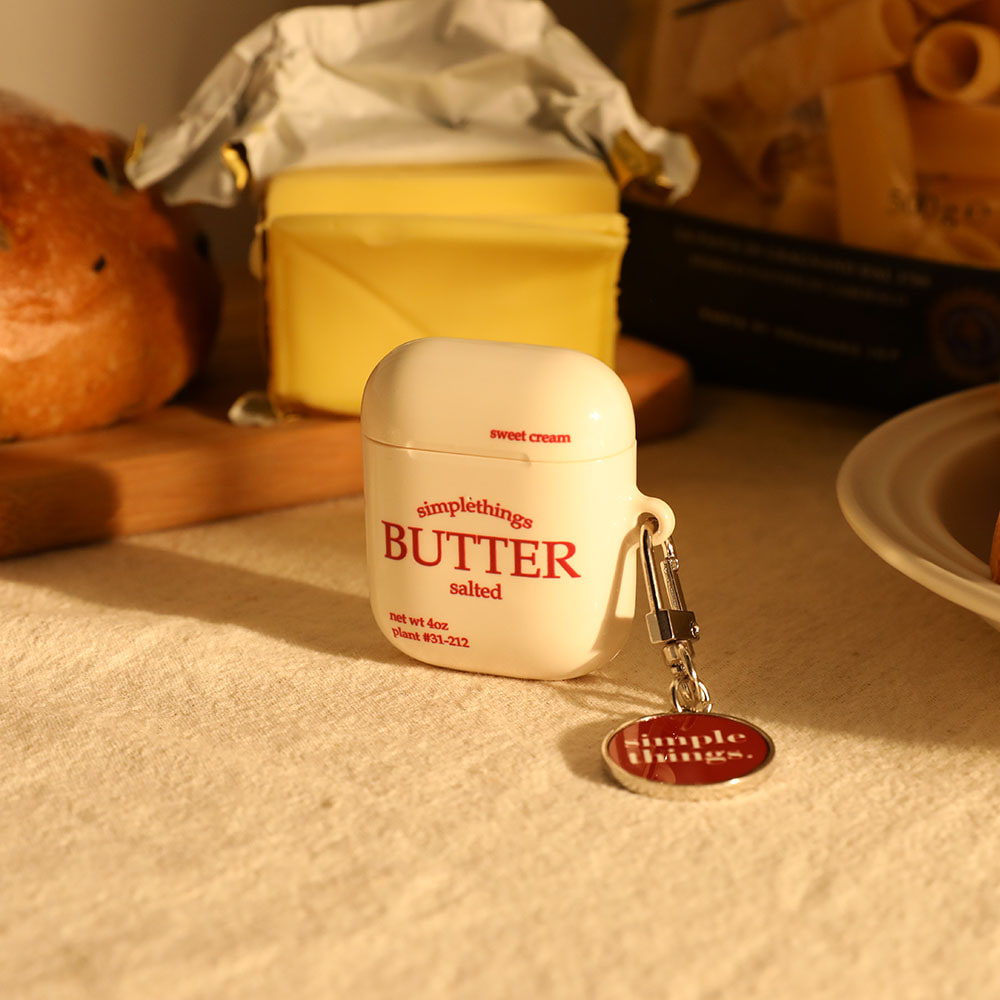 [air pods] Butter lettering_red